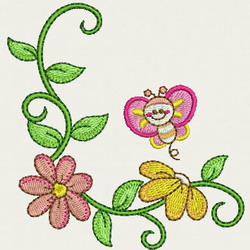 Cute Bee(SM) 09 machine embroidery designs