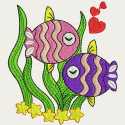 Aquatic Life 01 machine embroidery designs