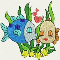 Aquatic Life 06 machine embroidery designs