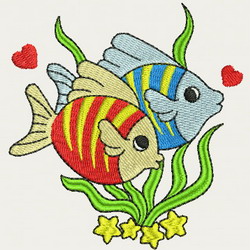 Aquatic Life 08 machine embroidery designs
