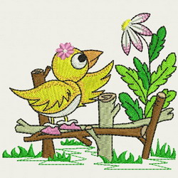 Cute Birds II-01 machine embroidery designs
