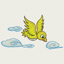 Cute Birds II-03 machine embroidery designs