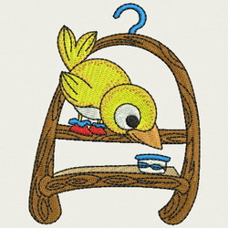 Cute Birds II-08 machine embroidery designs