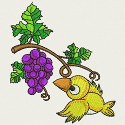 Cute Birds II-09 machine embroidery designs