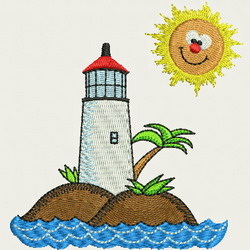 Summer Scenery 01 machine embroidery designs