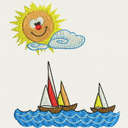 Summer Scenery 10 machine embroidery designs