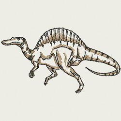 Vintage Dinosaurs 06 machine embroidery designs