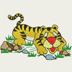 Adorable Baby Tigers 01 machine embroidery designs