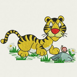 Adorable Baby Tigers 04 machine embroidery designs