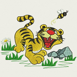 Adorable Baby Tigers 10 machine embroidery designs