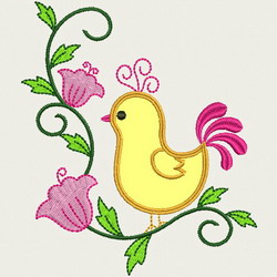 Applique Birds 01 machine embroidery designs