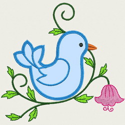 Applique Birds 08 machine embroidery designs