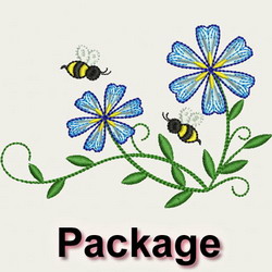 Bee Happy(LG) machine embroidery designs
