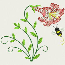 Bee Happy(LG) 02 machine embroidery designs