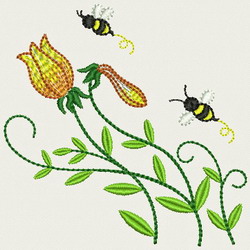 Bee Happy(SM) 03 machine embroidery designs