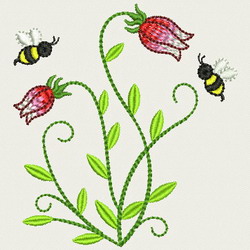 Bee Happy(SM) 05 machine embroidery designs