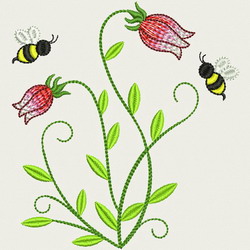 Bee Happy(LG) 05 machine embroidery designs