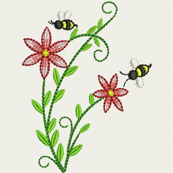 Bee Happy(SM) 07 machine embroidery designs
