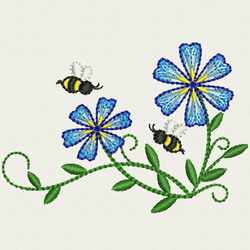 Bee Happy(SM) 09 machine embroidery designs