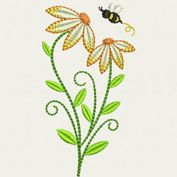 Bee Happy(SM) 10 machine embroidery designs