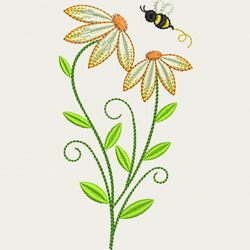 Bee Happy(LG) 10 machine embroidery designs