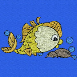Cute Fish 03 machine embroidery designs
