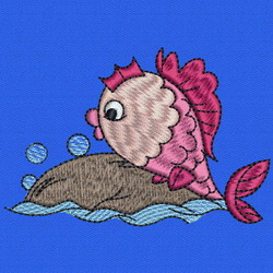 Cute Fish 07 machine embroidery designs