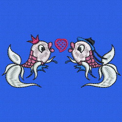 Cute Fish 09 machine embroidery designs