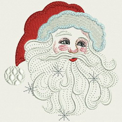Vintage Santa Face(SM) 01 machine embroidery designs