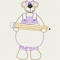 Vintage School Bear 05