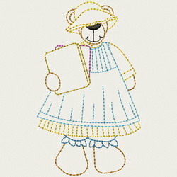 Vintage School Bear 07