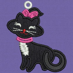 FSL Cat 01 machine embroidery designs