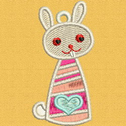 FSL Animal Bookmark 02 machine embroidery designs