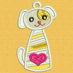 FSL Animal Bookmark 03 machine embroidery designs