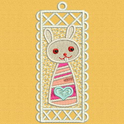 FSL Animal Bookmark 07 machine embroidery designs