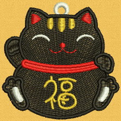 FSL Fortune Cat 04 machine embroidery designs