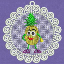 FSL Fruit Doily 02 machine embroidery designs