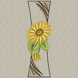 Sunflower Alphabet-I