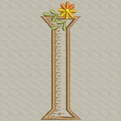 Daisy Alphabet-I machine embroidery designs