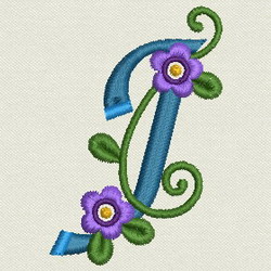 Flower Alphabet-j