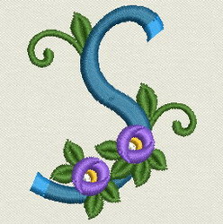 Flower Alphabet-s machine embroidery designs
