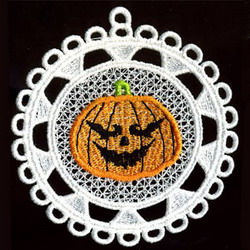 FSL Halloween Doily 07 machine embroidery designs