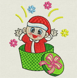 Christmas Baby 02 machine embroidery designs