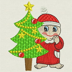 Christmas Baby 05 machine embroidery designs