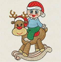 Christmas Baby 06 machine embroidery designs