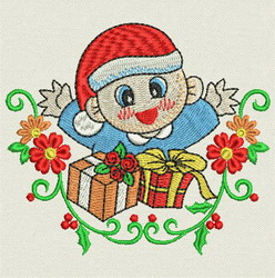 Christmas Baby 08 machine embroidery designs