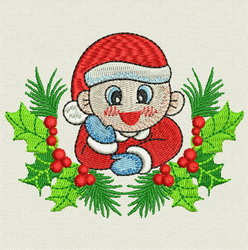 Christmas Baby 09 machine embroidery designs