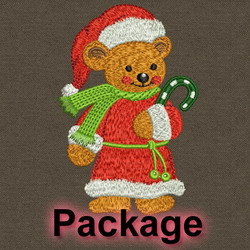 Christmas Bears machine embroidery designs