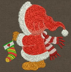 Christmas Bear 02 machine embroidery designs