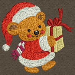 Christmas Bear 03 machine embroidery designs